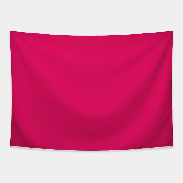 Ruby Pink Plain Solid Color Tapestry by squeakyricardo