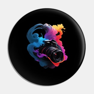 Colorful Camera Pin