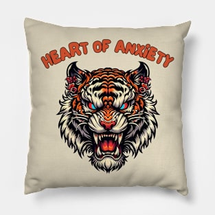 Anxiety tiger Pillow
