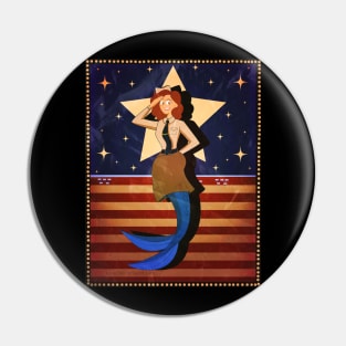 Veteran's Day Mermaid Pin