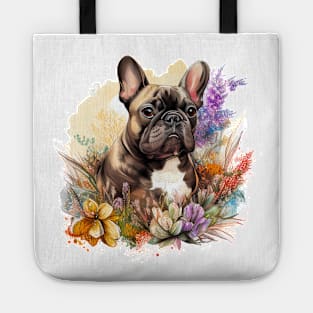 Brindle Frenchie Tote