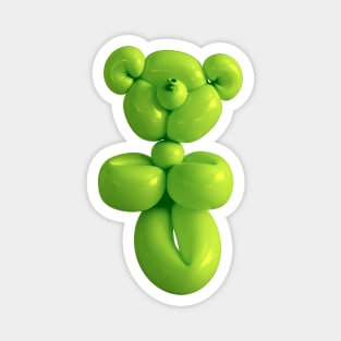 Teddy bear balloon in green Magnet