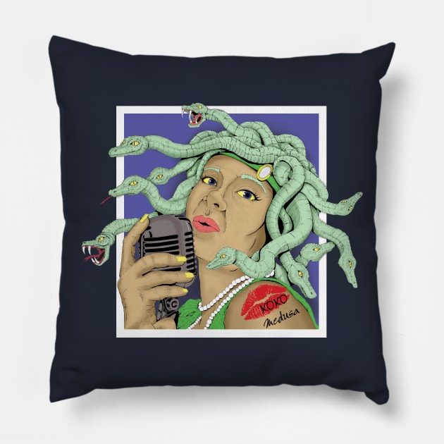 Medusa- Siren Pillow by Whicheverclown