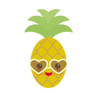 Cute pineapple with sunglasses T-Shirt