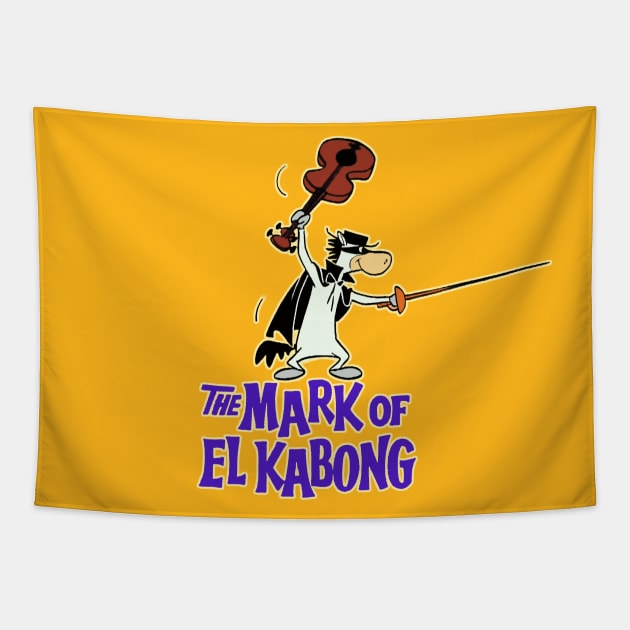 The Mark of El Kabong Tapestry by offsetvinylfilm