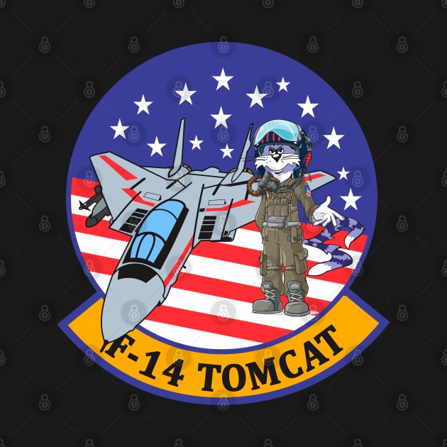 Grumman F-14 Tomcat - Aircraft Stars and Stripes by TomcatGypsy