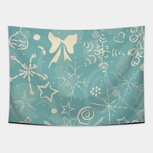 Winter pattern Tapestry