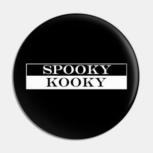 spooky kooky Pin