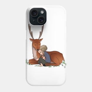 Girl and Deer Phone Case