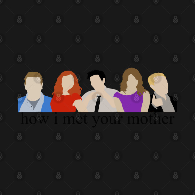 Discover HIMYM (Minimalist Print with Text) - How I Met Your Mother - T-Shirt