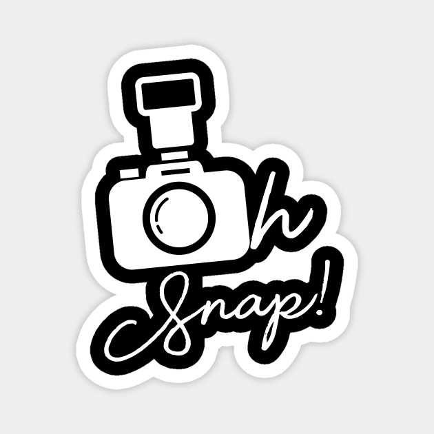 Oh Snap Camera Magnet by MelissaJoyCreative