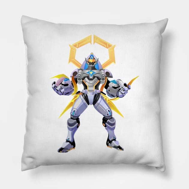 Gatot Kaca Skin Epic Pillow by Anggaraekkys