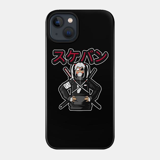 Sukeban Ronin Samurai スケバン - Ronin - Phone Case