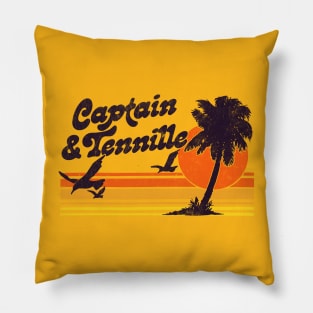 Captain & Tennille -- Retro 70s Design Pillow