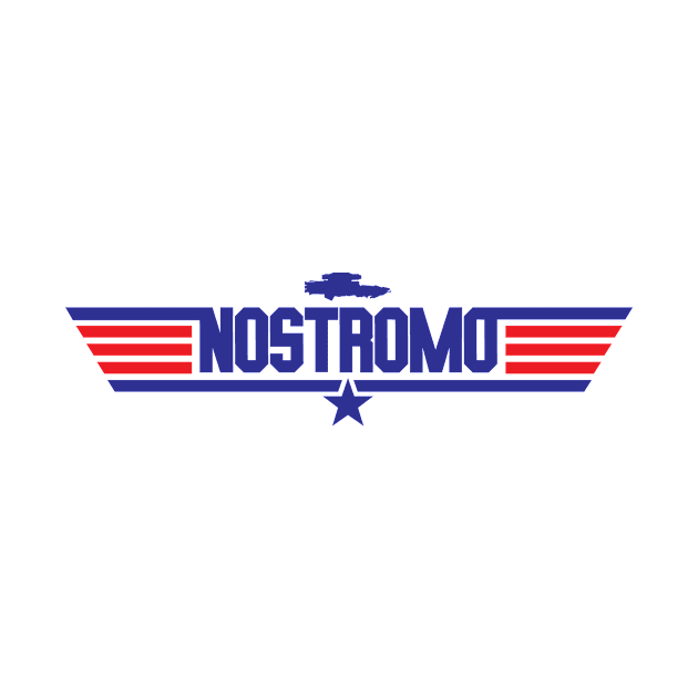 Nostromo Topgun Logo Alien by Rebus28