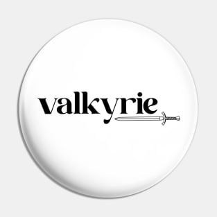 A Court of Silver Flames Valkyrie Pin