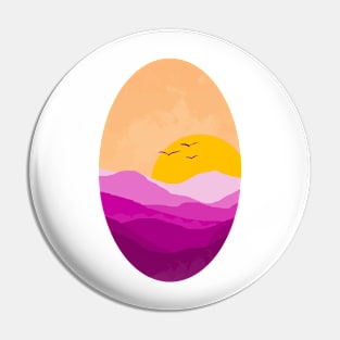 Purple Sunset Pin