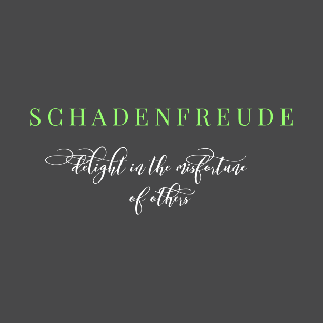 Schadenfreude - delight in the misfortune of others by AlternativeEye