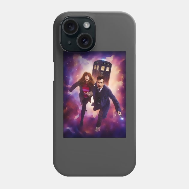 The Doctor and Donna Phone Case by DoctorWhoTees