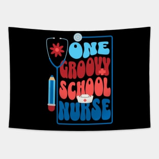 One Groovy School Nurse Tapestry