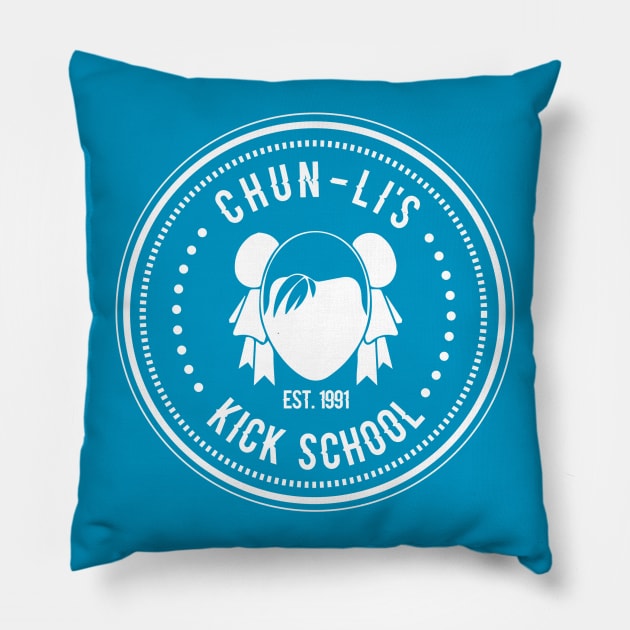 Chun Li's Kick School Pillow by Jones Factory