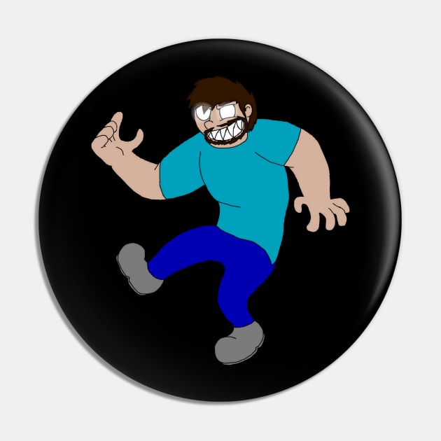 Toon Herobrine Pin by HuskyWerewolf