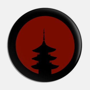 Japanese temple Pin