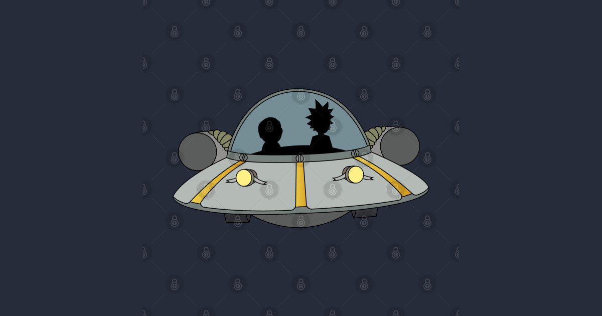Rick Spaceship Rick And Morty TShirt TeePublic