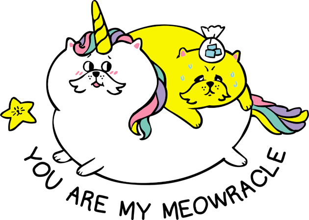 You are my meowracle Kids T-Shirt by huebucket