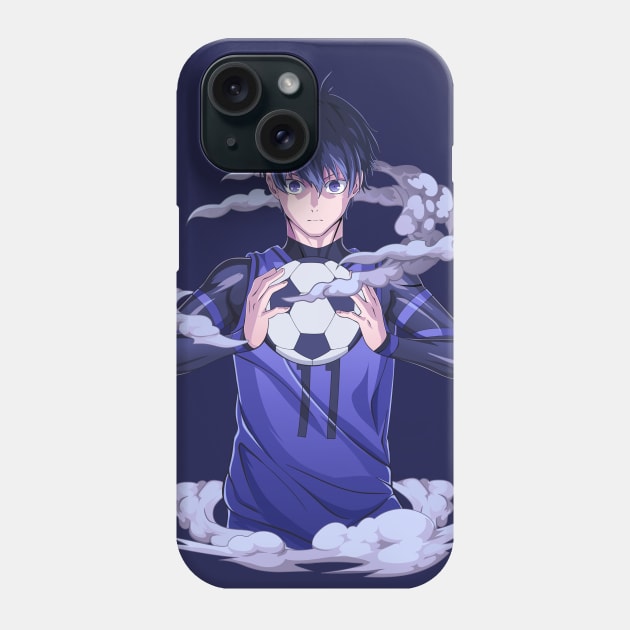 blue lock anime - Yoichi Isagi Phone Case by mounier