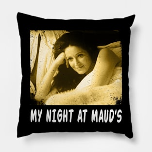 Jean-Louis Trintignant and Maud Iconic Characters on Your Shirt Pillow