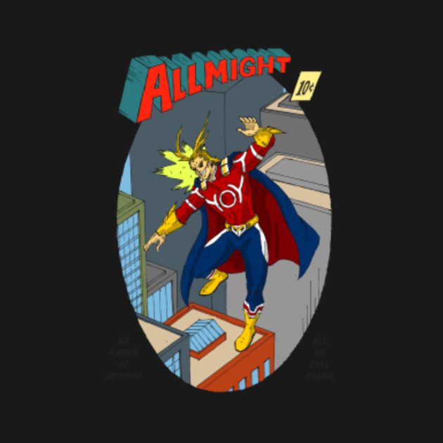 Disover All Might Comics - My Hero Academia - T-Shirt