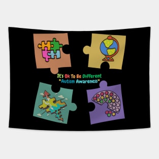 It's Ok To Be Different *Autism Awareness* Tapestry