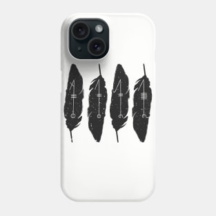 Svefnthorn rune feather design Phone Case