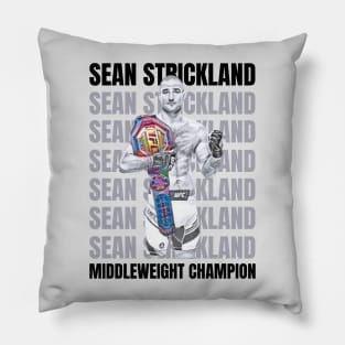 Sean Strickland New Middleweight Champion T-Shirt Pillow