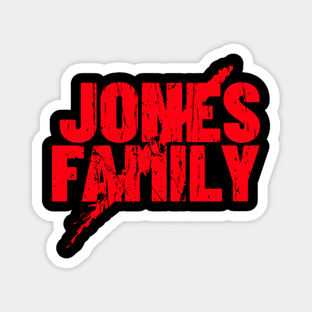 JONES SURNAME GIFT IDEA Magnet by Cult Classics