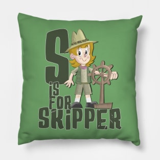 S is for Skipper Pillow