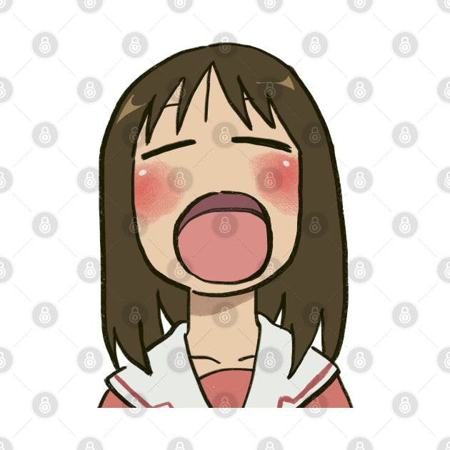 osaka yawning / cute azumanga daioh meme by mudwizard