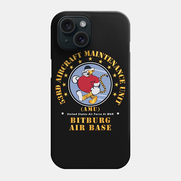 USAF - 53rd Aircraft Maintenance Unit - AMU - Bitberg AB Phone Case by twix123844