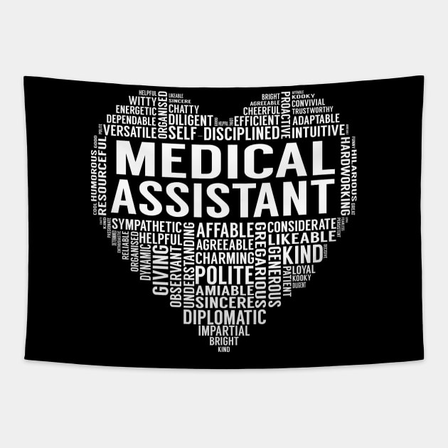 Medical Assistant Heart Tapestry by LotusTee