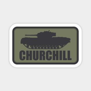 WW2 Churchill Tank Magnet