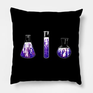 Galaxies in test tubes Pillow