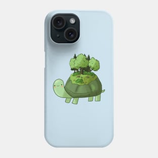 Cute turtle island Phone Case