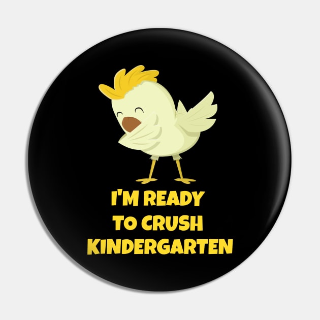 Kids I'm Ready To Crush Kindergarten Funny Toddler Kids Boy Girl T-Shirt Pin by DDJOY Perfect Gift Shirts