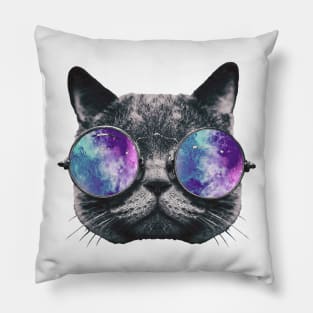 Cat Eye Galaxy Pillow