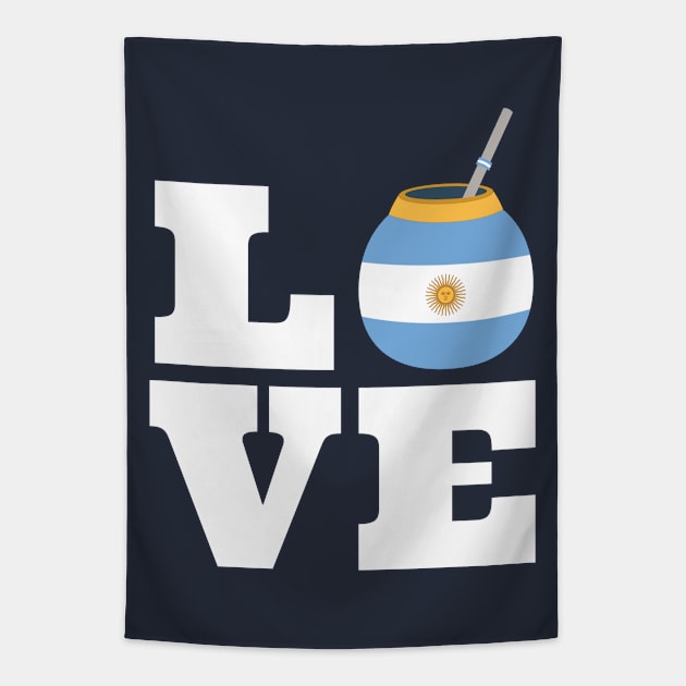 Love Yerba Mate Tapestry by sqwear