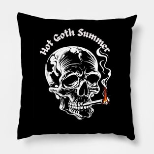 Hot Goth Summer Pillow