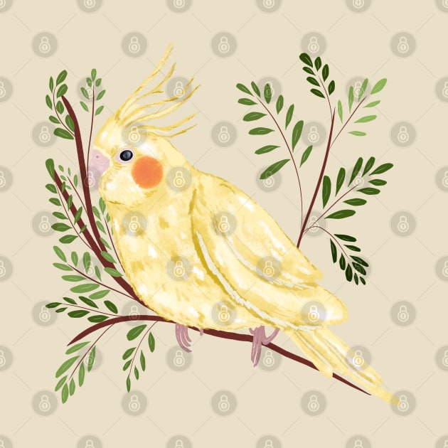 Cockatiel by Blossom & Ivy