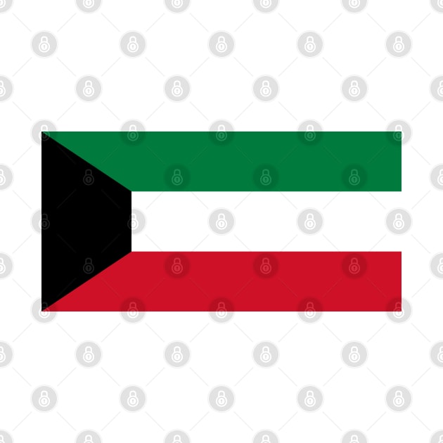 Flag of Kuwait by COUNTRY FLAGS