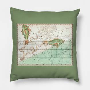 Pisces astrological art Pillow